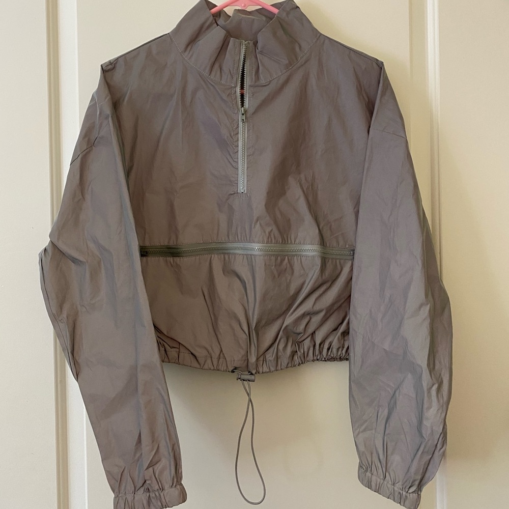 Reflective Crop Jacket